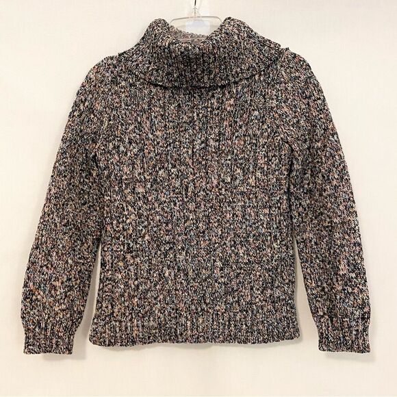 Christopher & Banks multicolor knit turtleneck sweater size small - Picture 1 of 4